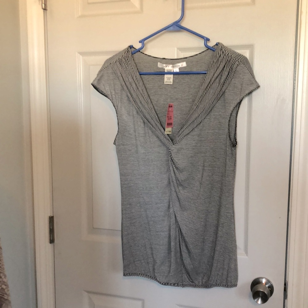 Max Studio, Large blouse. 95% Rayon, 5% Spandex